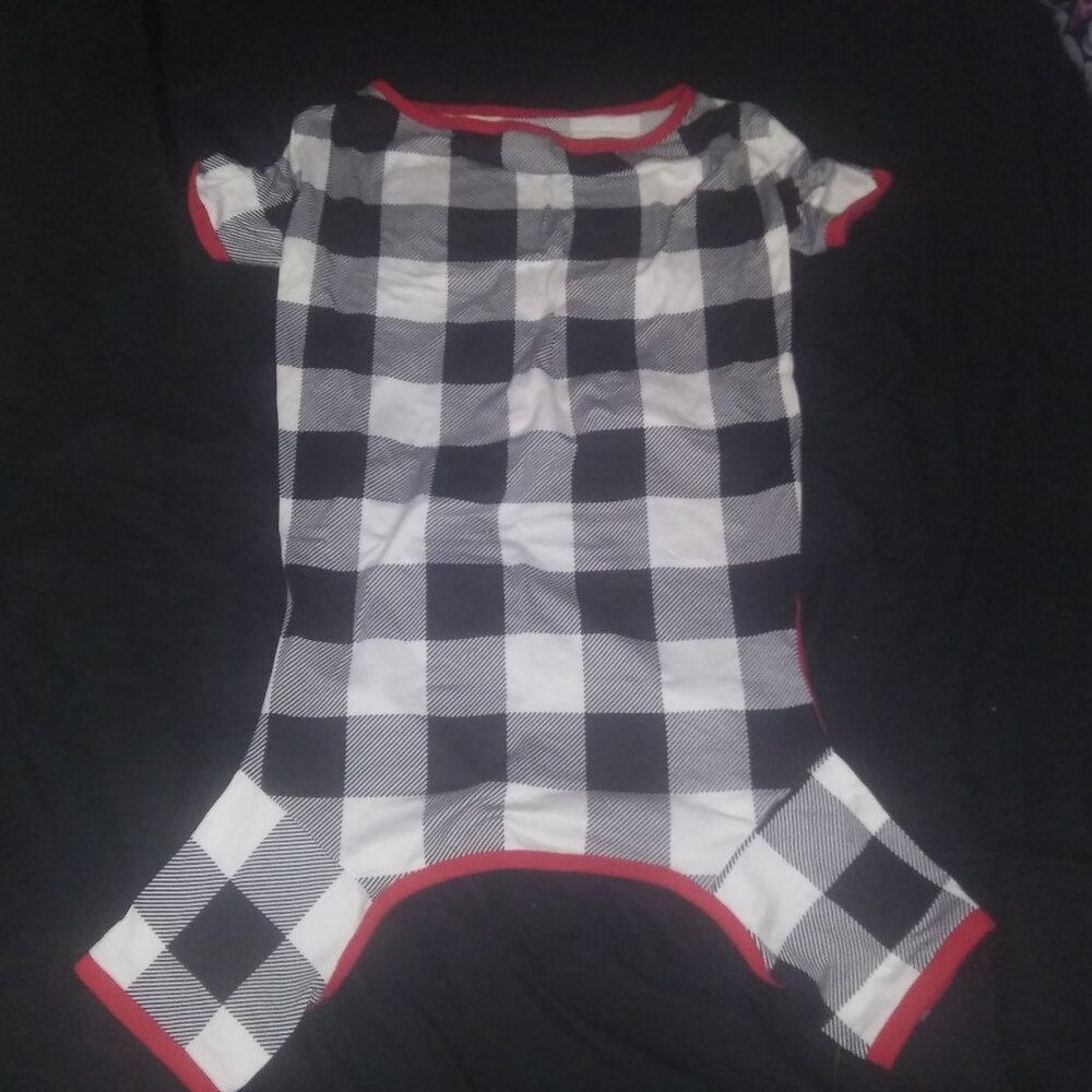 Holiday Time Buffalo Plaid Pet Pajamas sz. XL